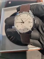 Bulova Frank Sinatra Fly Me to the Moon 40mm Silver Stainless Steel Case with...