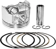 Motorcycle Accessories Cylinder STD~+150 Size 55mm ~ 56.50mm Piston Rings Full Kit For VFR400 21 24 30 NC30 RVF35(1 Set 55.25mm)