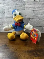 Mattel Mickey For Kids Beanbag Plush Donald Duck NWT Vintage