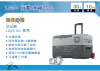 在飛比找MyRack車架專家優惠-台灣 艾比酷行動冰箱 LG30+AC變壓器 升級AC/DC 