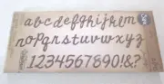 Sizzix Tim Holtz Bigz XL Cutout Script 662709 Alphabet DIE