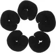 VICASKY 5pcs Small Hair Bun Maker Donut Shaper for Effortless Styling for Short and Thin Hair for Women Dance Ballet Use