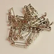 Loose 35 pcs 1 inch Craft Value Pack Pin Backs with Safety Clutch