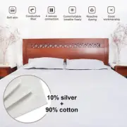 Enjoy Deep Rest and Relaxation with Silver Fiber Grounding Sheet (27x52in)