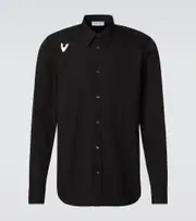 [McQueen] McQueen Cotton shirt UK 15 black