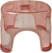 Small Stool for Bathroom, Step Stool Comfortable Potty Stool Shower Bench Ergonomic Shower Stool Non Slip, Pink