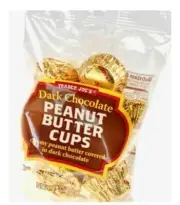 VALUE 24 PACK Trader Joe’s DARK CHOCOLATE PEANUT BUTTER CUPS 3.5oz ea pkg