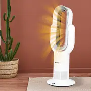 Spector Electric Portable Space Heater 1650W 2IN1 Bladeless Fan Remote Ceramic