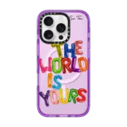 iPhone 16 Pro Impact Case MagSafe Compatible THE WORLD IS YOURS IPHONE CASE BY SUE TSAI