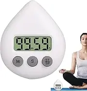 Shower Timer for Kids, Digital Shower Clock with Timer, Waterproof Timer with Suction Cup, Splash Proof Energy Saver Digital Timer, Energy Saver, for Home Kitchen