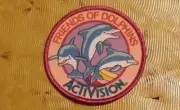 ~ Atari Video Game Vintage 80's Activision Patch - Friends of Dolphins ~