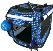 Pet Fit Life Medium Collapsible Portable Cat Crate Carrier Condo 24x16x15" New