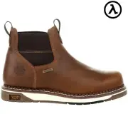 GEORGIA BOOT AMP LT WEDGE STEEL TOE WATERPROOF CHELSEA BOOTS GB00353 - ALL SIZES