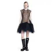 [SIMONE ROCHA] Sleeveless Ballet Tutu Dress Black