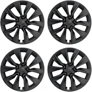 4PCS HubCap Car Compatible for Tesla Model 3 2024 Highland 19 Inch Wheel Cap Wheel Parts Full Rim Cover Accessories Wheel Cover