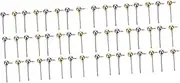 [TEHAUX] 2sets Beads Making Kit Hoop Earrings Ear Decor Fashion Earring Comfortable Studs for Women 200pcs*2