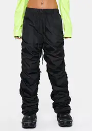 Midnight Martian Invasion Shirred Pants