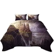 Fantasy Art the Castle Ruins Coverlet