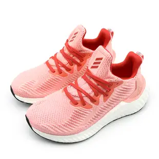 Adidas ALPHABOOST 女慢跑鞋 EG1430 粉白