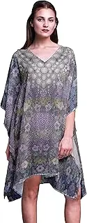 [Phagun] Ladies Plus Size Kaftan Summer Wear Beach Coverup Kimono Kaftan