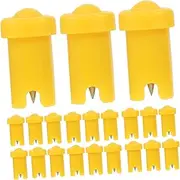 KAILIKETIY 100pcs Eyelash Glue Bottle Needles Blocking Eyelash Extensions Nozzle Pins Easy to Use for Home and Salon Convenient Accessory