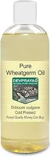 Devprayag Pure Wheatgerm Oil (Triticum vulgare) Natural Therapeutic Grade Cold Pressed 200ml (6.76 oz)