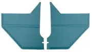 1967 1968 FORD MUSTANG COUPE FASTBACK AQUA KICK PANELS PAIR LH & RH (for: Ford)