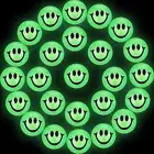 24 Pcs Glow In The Dark Smile Face Bouncing Balls Birthday Party Favors