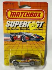 1985 Matchbox Superfast SF 10 Turbo Vette Corvette, Black, 1/64, #A
