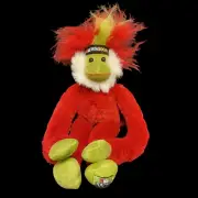 WS 2008 Baseball World Series Monkey Red Phillies Stuffed Animal Plush Toy
