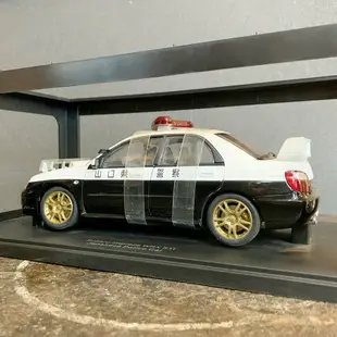 AUTOart 1:18 SUBARU IMPREZA WRX STI JAPANESE POLICE CAR 模型車【Tonbook蜻蜓書店】