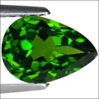 1.40 Ct Natural Chrome Diopside Gemstone Deep Green Color Pear Cut
