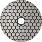 UNITEC 125mm 800-Grit Hook & Loop Diamond Polishing Pad U-800DDPP