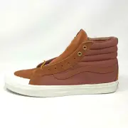 Vans Sk8 Hi Rugged Sidewall Sequoia Men's 7 Women's 8.5 Shoes New Burnt Orange