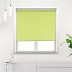 27"W x72"H 100% Blackout Roller Window Shades/Blinds with Thermal Insulated Lime