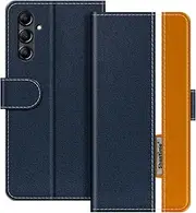 for Samsung Galaxy A15 Flip Cover, Magnetic Buckle Multicolor Business PU Leather Phone Case with Card Slot, for Samsung Galaxy A15