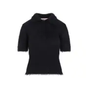 [Marni] Marni-Blue Mohair Polo-Donna 40 IT