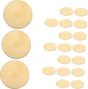 Cabilock 20Pcs Blank Brass Tags Labeling Tags for Equipment Valves and Keys for Organization and Identification Correctional Facilities