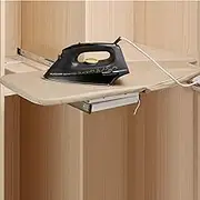 Ironing Board Retractable Pull Out Folding Ironing Board,Foldable 180° Rotated Ironing Board Closet Pull-Out Stow Away in The Cabinet Ironing Station for Home, Apartment for Home, Apartment