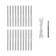 Randy & Travis Machinery Stainless Steel Diy Rope Balustrade Kit 3.2Mm Swage X Lag Screw Term 10 Pack Other Building Materials