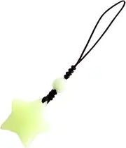 Star Keychain Charm,Glow-in-the-dark Star Charm Lanyard - Cute Star Phone Strap Charm, Small Bag Pendant, Mobile Phone Case Accessories