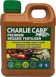 Charlie Carp Certified Organic Fertiliser, 1L - Concentrated Formula Makes up to 300L All-Purpose Liquid Fertiliser - Garden and Fruit Tree Fertiliser