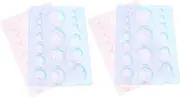 Art Paper Tool Kit Paper Bead Roller Quilling Molds 4pcs Set for Cardmaking Decorative Projects