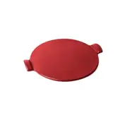 Emile Henry 35.5cm Ceramic Smooth Pizza Stone Baking Tray Traditional Burgundy