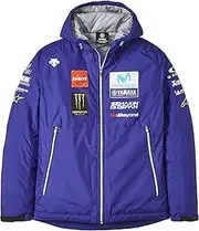 Yamaha Q5DYSK42100L Hooded Jacket, MotoGP Yamaha Factory Racing, Official Teamwear, Descente, Blue, L Size