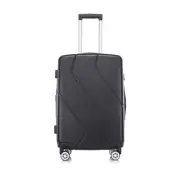 SwissTech Explorer 78.4L/66cm Checked Suitcase Luggage Travel Trolley Bag Black