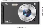 Digital Video Camera 4K 2.8‘’ IPS Screen with 16X Zoom, Anti Shake, and Face Det