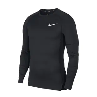 Nike 長袖T恤 Pro Men Top 黑 白 男款 緊身衣 運動休閒【ACS】 BV5589-010
