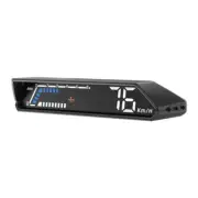 HUD Gauge Car Digital Head-Up Display Dual Screen Speedometer MPH Speed Alarm (for: Audi)