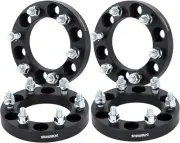 4pc Black 6x5.5 Wheel Spacers 1 Inch with 12x1.5 Studs for Toyota 6 Lug 6x139.7 (for: Toyota)